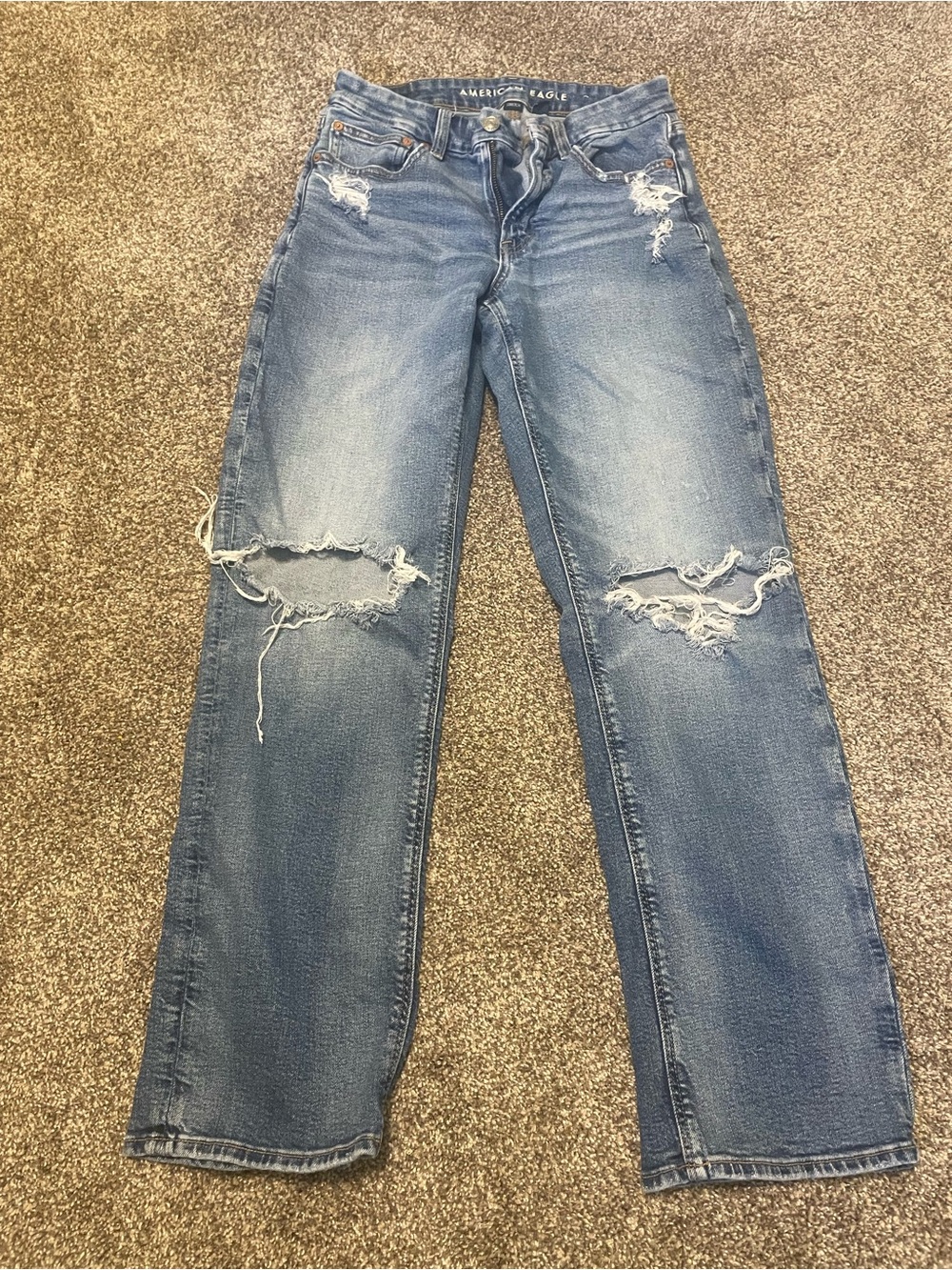 American Eagle Outfitters Blue Stretch Denim Jeans